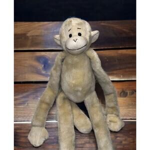 NWT Fiesta Plush Hanging Arms‎ Monkey 8" X 28" Stuffed Animal Toy Beige